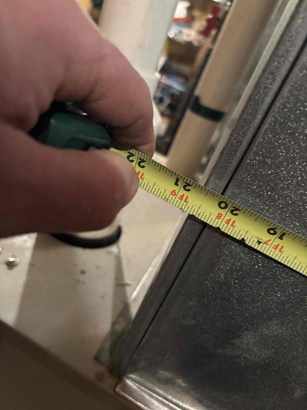 Responded to customer complaint of furnace making loud noise and producing no heat. Upon inspection, found issue with venting system and measured dimensions for proper replacement parts. Completed necessary repairs to restore heat and eliminate noise. System now operating normally.