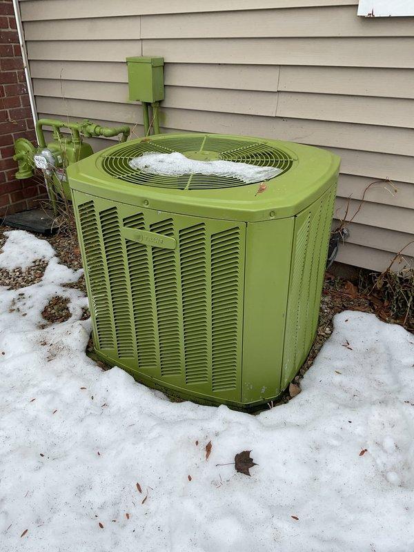 Responded to no heat complaint on 15-year-old American Standard furnace that was cycling on and off. Diagnosed failed inducer motor. Advised customer that unit requires either inducer motor replacement or complete furnace replacement to restore proper operation.