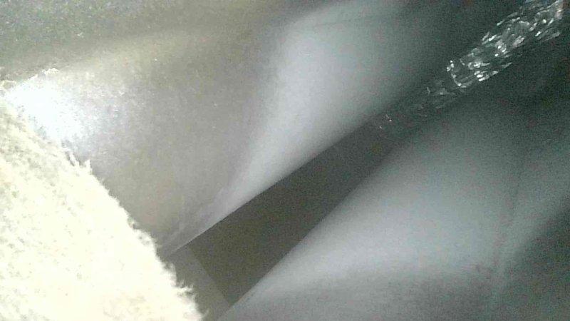 Responded to no heat complaint where system was blowing cold air. Inspection of ductwork revealed significant air leakage at connection points. Applied foil tape to seal ductwork connections, restoring proper airflow and system heating function.