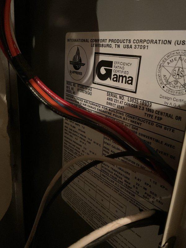 Performed routine maintenance on International Comfort Products furnace (S/N: L9835 T3339). Conducted thorough cleaning and inspection of system components. Replaced existing air filter with new Clean Comfort MERV 11 filter (20"x25"x4.5") to improve air quality and system efficiency.