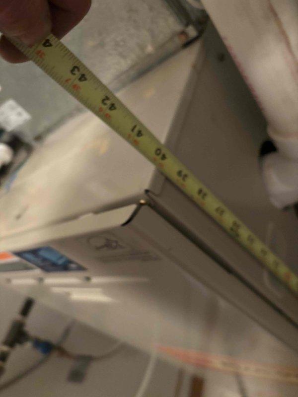 Responded to customer report of water leak from furnace. Upon diagnosis, identified failed secondary heat exchanger in existing Bryant Plus 90 system. Took measurements of the unit and installed new furnace to replace the defective equipment. All connections were properly secured and system operation verified before completion.