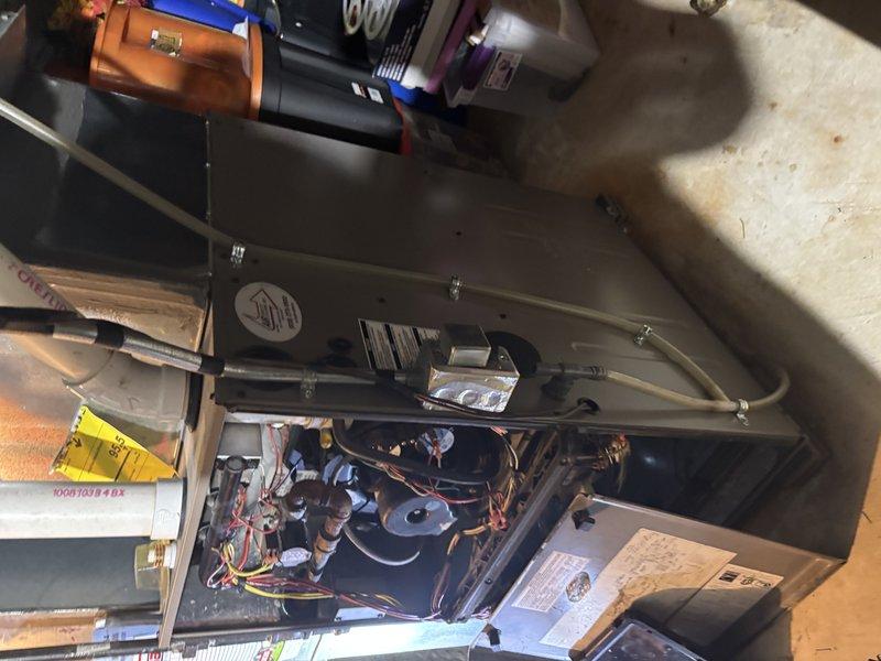 Responded to no-heat complaint where furnace would initiate but not stay running, with customer reporting clicking sounds during operation. Upon inspection, determined the inducer motor had failed, preventing proper combustion sequence. Provided customer with estimate for inducer motor replacement and presented full system replacement options as alternative.