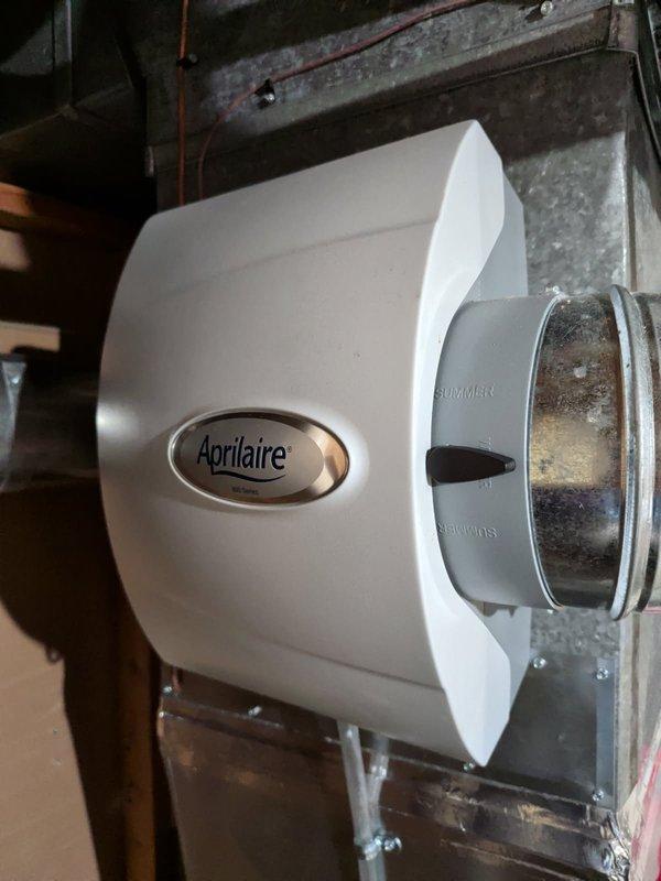 Performed comprehensive clean and check on Lennox furnace and associated heat pump system. Inspected and serviced Aprilaire humidifier, confirming proper operation and seasonal settings. Diagnosed rattling noise in gas fireplace fan assembly, corrected misalignment issue to restore quiet operation.