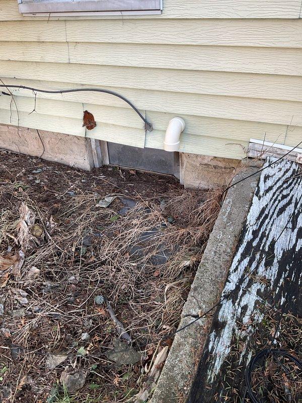 Responded to customer complaint of furnace exhaust odor. Inspection confirmed exhaust issues and presence of dead animals in the unit. Performed complete system tune-up, then installed new gas valve, replaced batteries, and installed new thermostat to restore proper functionality and eliminate safety hazards.