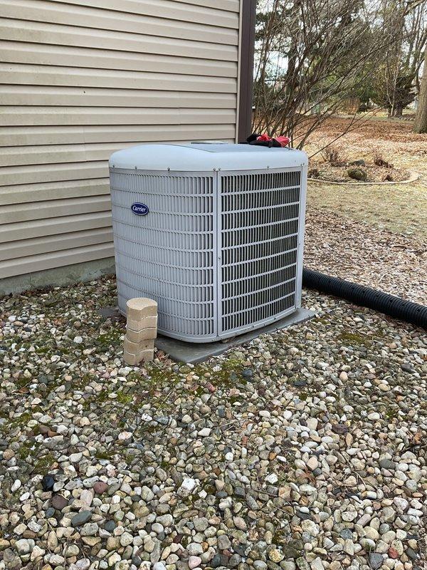 Performed comprehensive inspection and maintenance on customer's 2008 Carrier furnace system and heat pump due to noise complaints. Completed basic cleaning service on the furnace unit, including inspection of internal electrical components and control boards. Also examined the outdoor heat pump unit, verifying proper installation on the gravel pad and checking line set connections. All systems now operating at normal noise levels.