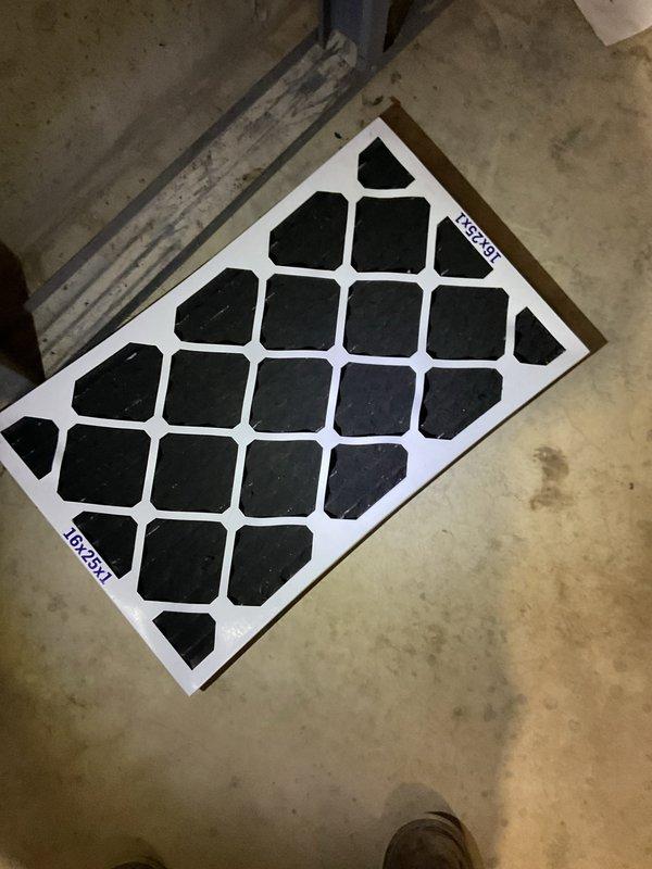 Responded to no heat call and diagnosed high limit switch tripping due to severely clogged filter. Replaced standard 16x25x1 air filter, cleaned system, and verified proper operation through multiple heating cycles to ensure normal function was restored.