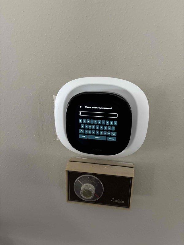 Responded to no-heat service call at customer's residence. Upon arrival, discovered the system was non-operational due to power switch being turned off during previous electrical work. Restored system functionality by resetting the power switch. Verified proper thermostat operation and confirmed heating system is now functioning correctly.