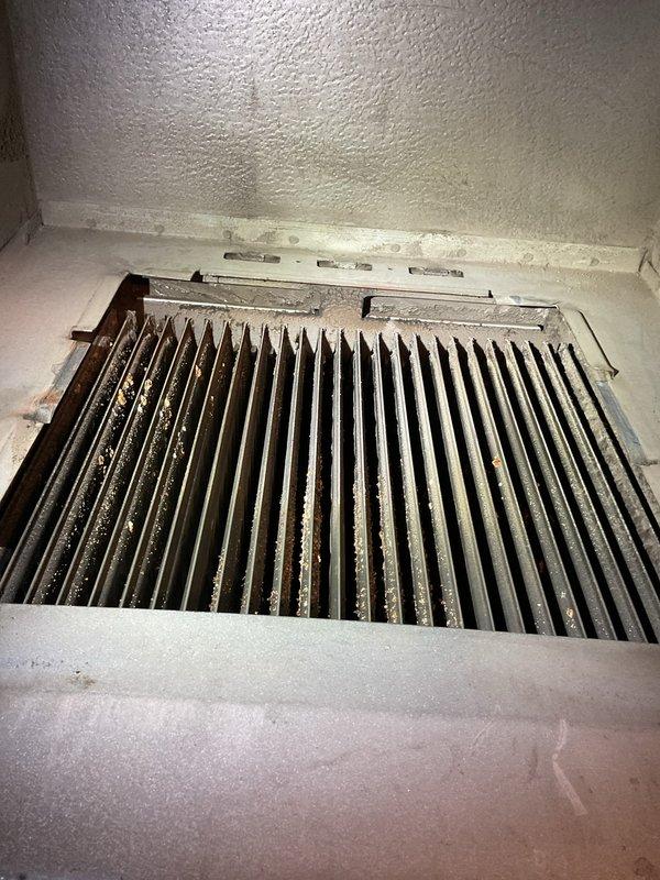 Responded to service call for a Carrier furnace with insufficient heating. Diagnostic inspection revealed a compromised heat exchanger preventing the unit from reaching setpoint temperature (65°F measured vs. 80°F set). Documented condition with photos of the air register showing poor airflow and the furnace installation. Customer advised of need for furnace replacement due to safety concerns with the failed heat exchanger.