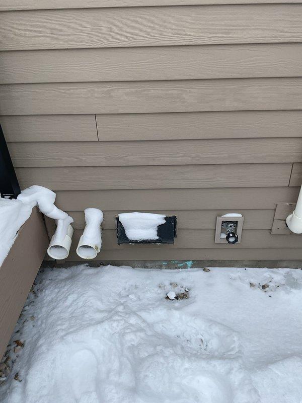 Performed inspection and maintenance of microwave ventilation system. Located exterior vent on side wall, which was found partially open. Sealed all ductwork joints with appropriate tape and adjusted damper mechanism to ensure proper operation and prevent air leakage.