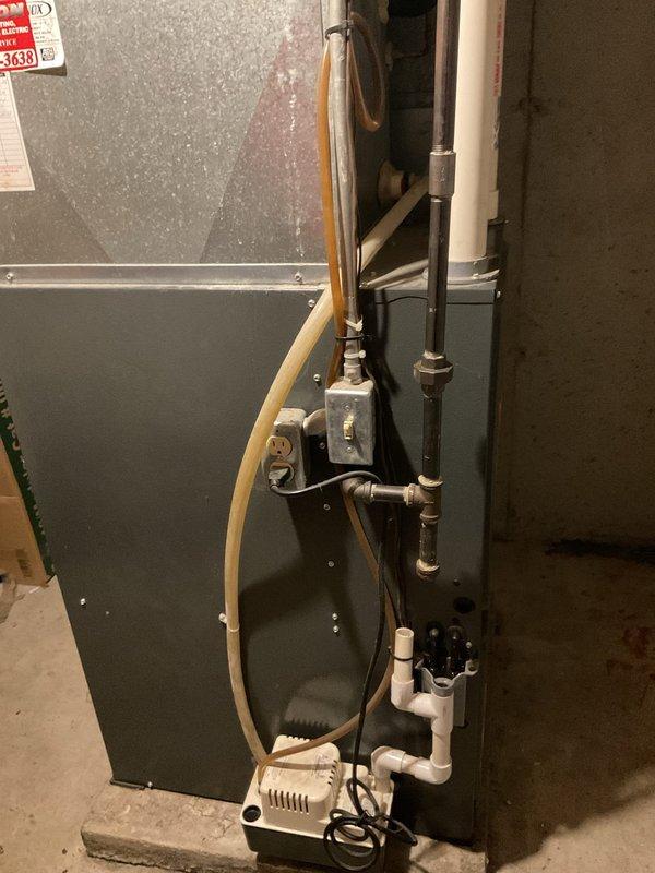 Responded to short cycling complaint on 2008 Goodman furnace. Performed basic cleaning and diagnostic testing with combustion analyzer, confirming proper operation with 95.9% efficiency. System is now running consistently without premature shutdown issues.