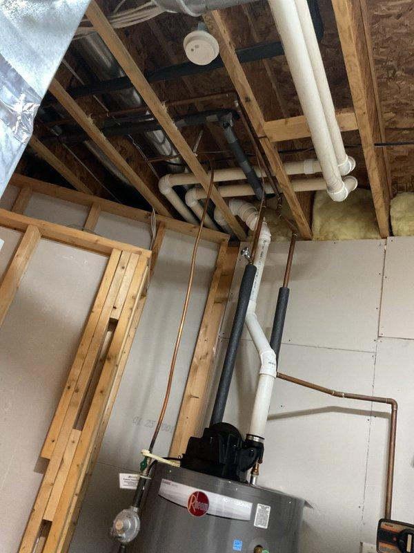 Responded to no heat call and found inducer motor full of water. Cleared all drain lines and collector box to restore furnace operation. Identified improper venting pitch as root cause of recurring water accumulation issues that has previously caused gurgling sounds during startup. Customer advised quote will be provided for permanent repair to correct pitch of PVC venting system.