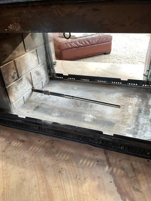 Responded to follow-up service call for gas fireplace installation. Coordinated with fireplace specialists on site to complete gas pipe threading and connection work. Successfully installed and secured proper gas line to the see-through fireplace unit, ensuring safe operation according to manufacturer specifications.
