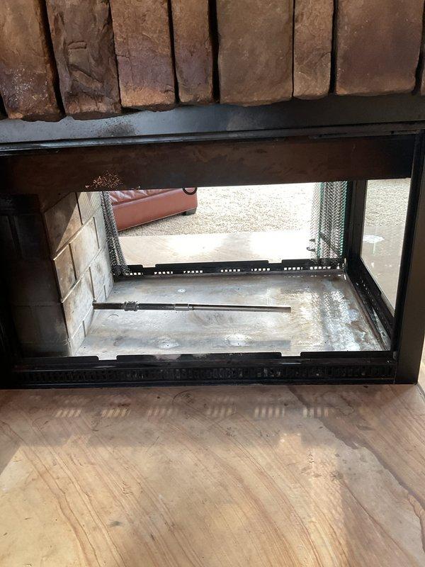 Responded to follow-up service call for gas fireplace installation. Coordinated with fireplace specialists on site to complete gas pipe threading and connection work. Successfully installed and secured proper gas line to the see-through fireplace unit, ensuring safe operation according to manufacturer specifications.