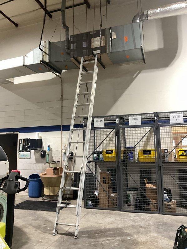 Responded to no heat complaint in office area. Diagnosed failed ignition module on Luxaire unit model PBKM-LD20N140F (serial ELDM 417841). Replaced ignition control board, verified proper operation through complete heating cycle, and restored heat to affected areas.