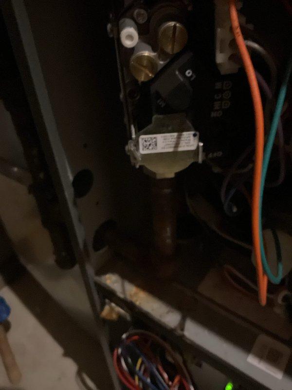 Responded to warranty service call to replace defective gas valve on HVAC unit. Successfully removed original valve and installed new replacement gas valve. Verified proper operation of system after installation was complete.