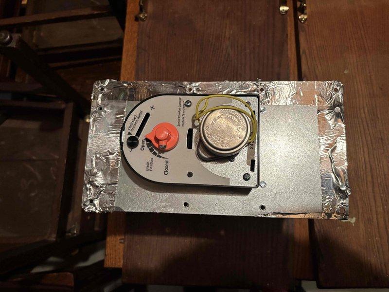 Diagnosed and repaired zone control system issues on a Lennox Harmony III dual-zone system. Found Zone 1 dampers not receiving proper close commands and replaced defective zone control board. Identified overheating Zone 2 damper motor, measured proper clearance requirements, and installed replacement actuator to restore proper zoning functionality.