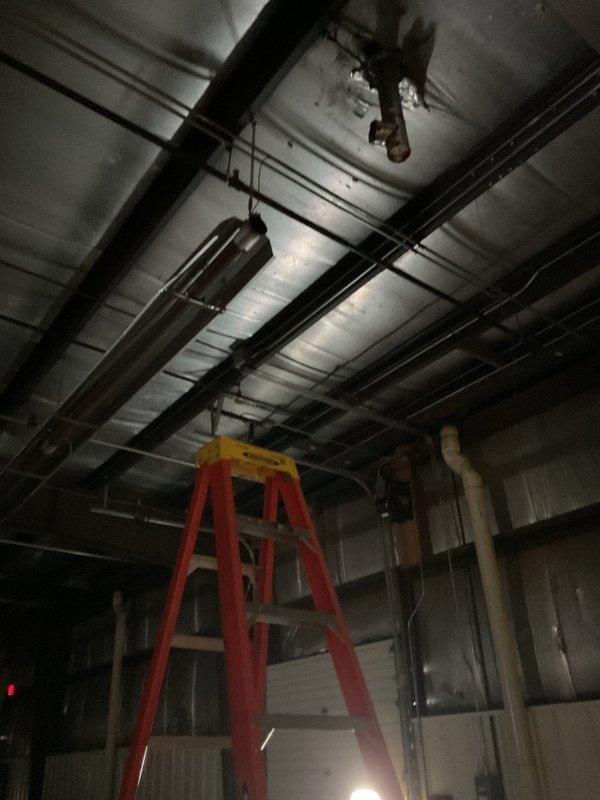 Responded to a service call regarding disconnected ductwork causing exhaust to enter the building. Upon inspection, discovered significant soot buildup in the ventilation pipe requiring cleaning. Reconnected the ductwork properly and addressed the improper combustion issue that was causing excessive soot formation in the exhaust system.