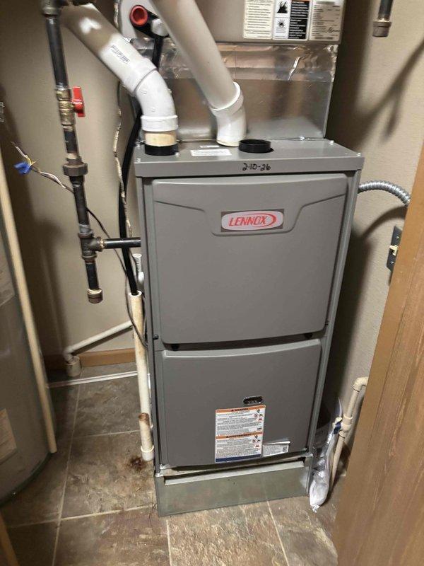 Responded to no-heat call for Lennox furnace. Diagnosed ML (motherboard/logic) issue with the system. Customer informed that resolution is pending with Lennox and we expect an answer next week regarding replacement parts or warranty coverage.