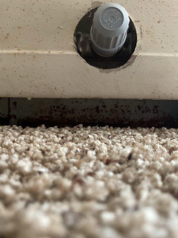 Responded to a boiler system service call to replace a malfunctioning zone valve. Upon inspection, discovered the thermal activating valve was defective with misaligned internal components preventing proper operation. Coordinated water shutoff access through storage units and ordered replacement zone valve through supplier. Successfully removed the failed valve and installed new thermal activating valve to restore proper zone control functionality to the heating system.