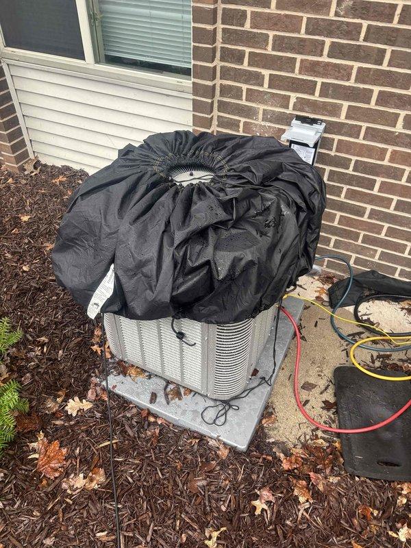 Completed AC start-up for Unit 8 following new system installation. Verified all connections from previous install including flushed lineset, pressure testing, evacuation, and refrigerant valve operation. Confirmed proper operation of furnace and AC systems, gas connections, venting, electrical connections, thermostat functionality, and drain lines. All systems tested and operating within normal parameters.
