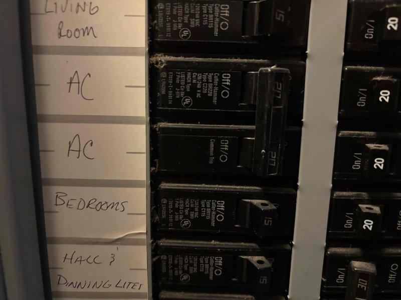 Performed startup and commissioning of newly installed Unit 3 air conditioning system. Verified all electrical connections at breaker panel, confirmed proper circuit labeling and amperage ratings for AC circuits. Conducted temperature differential testing using infrared thermometers, recording supply air temperature of 89.3°F and return air temperature of 98.8°F. System operating within normal parameters following recent installation that included lineset pressure testing, evacuation, refrigerant valve opening, thermostat installation, and drain line routing.