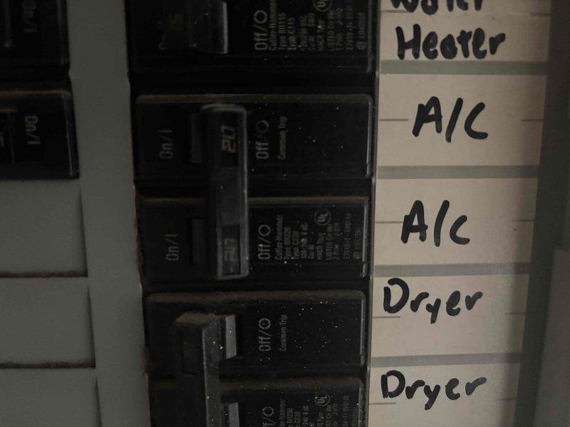 Performed startup service on newly installed air conditioning system at Unit 5. Verified all refrigerant connections on lineset, confirmed system had been properly pressure tested and evacuated, and opened refrigerant valves. Inspected electrical connections at breaker panel and disconnect box, confirmed proper circuit identification and amperage ratings. Checked condensate drain lines for proper installation and flow. Energized system and conducted operational testing of compressor, condenser fan, and thermostat functionality. All components operating within normal parameters, system cooling properly with no abnormalities detected.