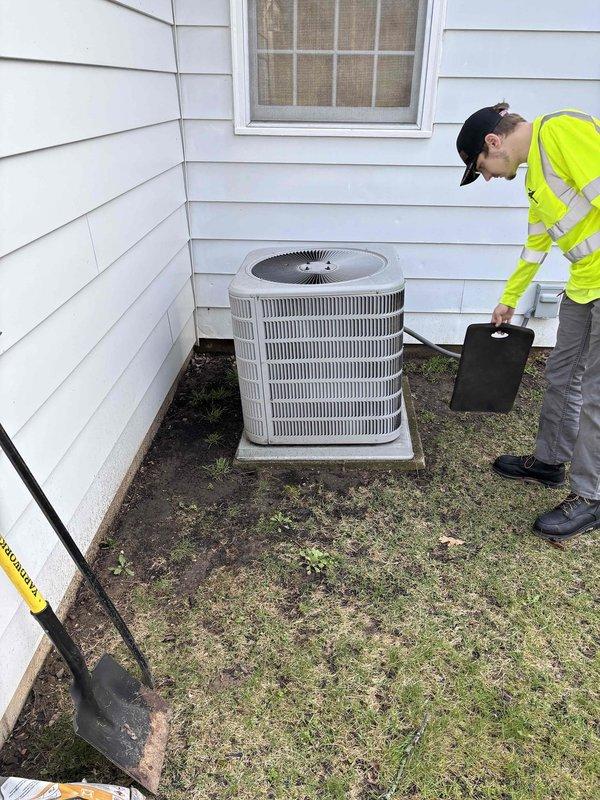 Completed seasonal maintenance and startup on residential air conditioning system. Performed thorough inspection of outdoor condenser unit, verified proper operation of all components, and measured system temperatures to confirm cooling performance within manufacturer specifications. Unit is now operational and ready for the cooling season.