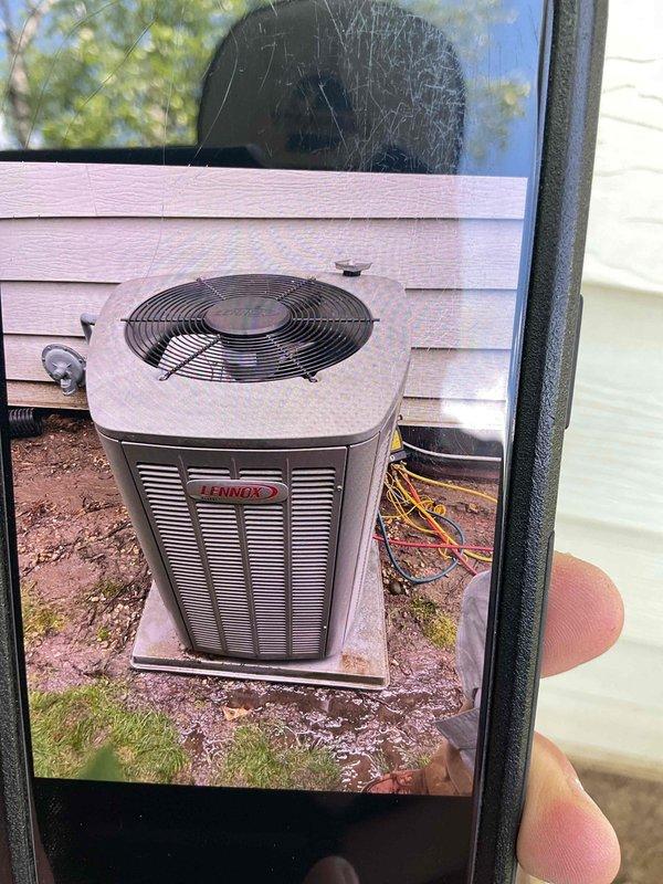 Completed preventive maintenance on Lennox air conditioning unit. Unit was found to be extremely dirty upon arrival. Performed thorough cleaning by rinsing condenser coil and exterior components. Inspected and tested capacitor and relay for proper operation. Verified refrigerant charge levels were within manufacturer specifications.