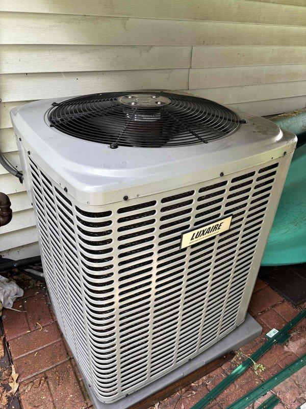 Responded to no-cool condition on Luxaire air conditioning system. Upon arrival, confirmed unit would not power on. Customer reported suspicion of rodent activity in equipment. Inspection revealed rodent damage to electrical wiring within the condensing unit. Repaired damaged wiring to restore proper electrical connections and system functionality. Unit tested and returned to normal operation.