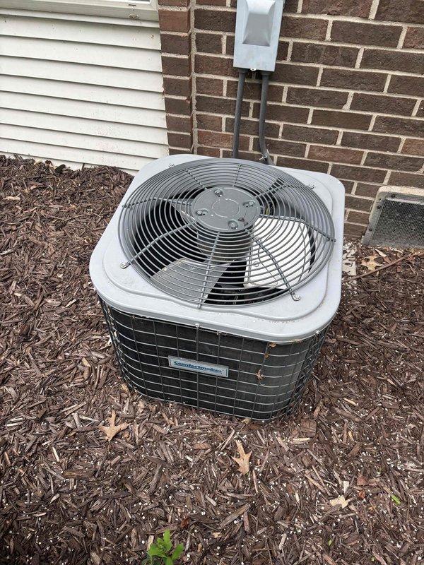 Responded to no-cool call on residential air conditioning system. Upon arrival, confirmed outdoor condensing unit was not starting. Diagnosed failed contactor preventing compressor and condenser fan operation. Replaced defective contactor with new component. Verified proper system startup, confirmed cooling operation restored, and tested unit for normal function before completing service call.