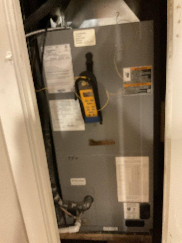Performed comprehensive boiler tune-up and safety inspection on Prestige tankless boiler system. Cleaned dirty igniter and trap, replaced faulty Schrader valve on expansion tank to restore proper system pressurization. Completed air conditioning clean and check service, diagnosed low refrigerant charge and recharged system to manufacturer specifications after addressing refrigerant leak concerns.