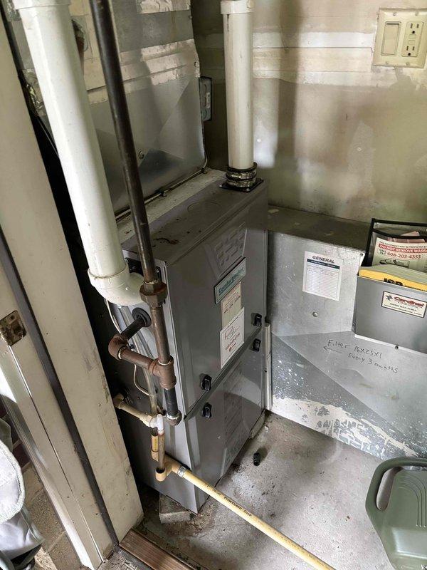 Completed comprehensive AC maintenance and system tune-up on residential HVAC system. Performed thorough inspection of gas furnace unit, verified all electrical connections and voltages using digital testing equipment, and checked refrigerant levels and operational parameters. All components found to be functioning within normal specifications with no issues identified.