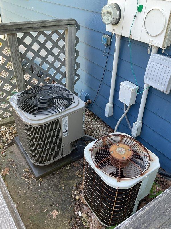 Responded to no cooling complaint on residential air conditioning system. Upon inspection, diagnosed dead short circuit caused by failed transformer and contactor. Replaced defective transformer and contactor to restore proper system operation and cooling functionality.