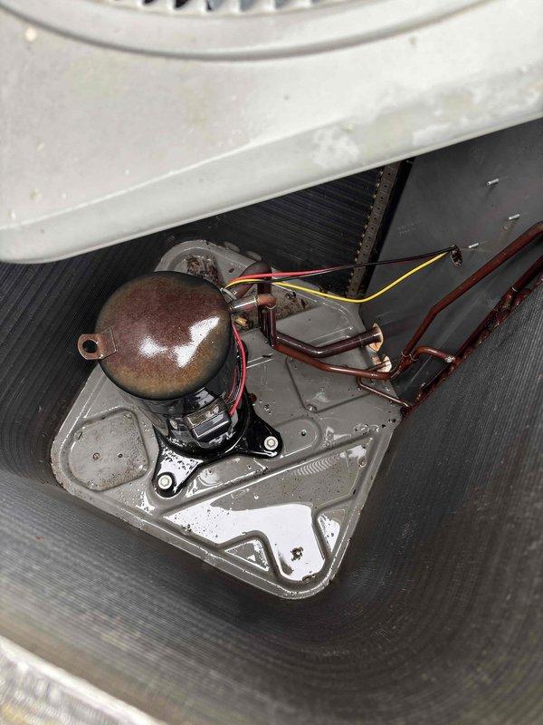 Completed prepaid air conditioning clean and check on Lennox outdoor unit. Found condenser coil heavily soiled with dirt and debris accumulation restricting airflow. Thoroughly cleaned condenser coil using appropriate methods to restore proper heat transfer efficiency. Inspected compressor, electrical connections, and refrigerant lines. All components operating within normal parameters following cleaning. Unit tested and confirmed proper operation upon completion.