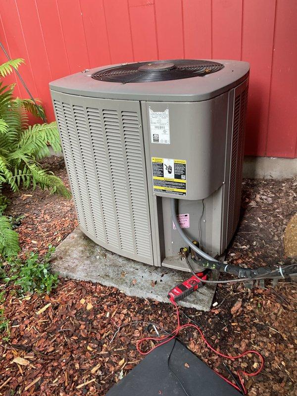 # HVAC Service Completed

Responded to a no-cooling call on an outdoor condensing unit. Upon arrival, confirmed that the condenser and outdoor fan were not operating, and the unit displayed a flashing error code. Visual inspection revealed frayed electrical wiring and a failed contactor preventing the unit from energizing.

Replaced the defective contactor with a new component and repaired the damaged wiring to restore proper electrical connections. Tested system operation and verified that the condenser and fan motor engaged properly. Unit cycled normally with no error codes displayed. System restored to full cooling operation.