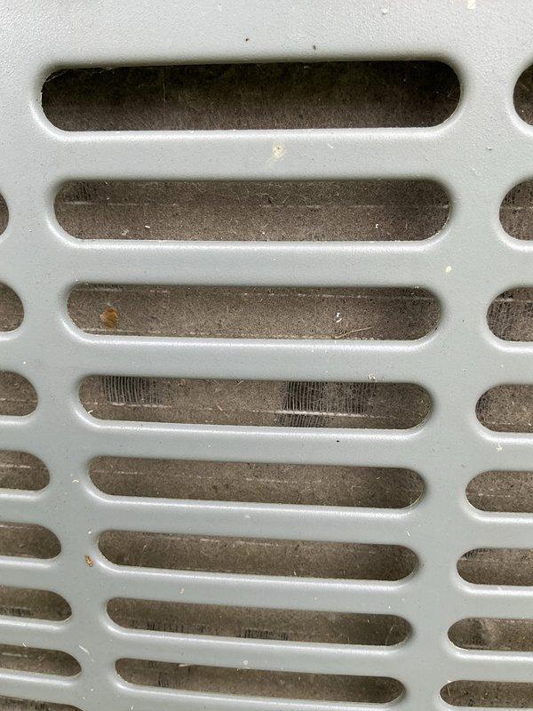 Responded to no cooling complaint and diagnosed failed blower motor assembly with damaged blower wheel. Replaced blower motor and wheel, installed new air filters, and performed condenser coil cleaning to remove heavy dirt accumulation. System restored to proper operation with adequate airflow and cooling capacity.