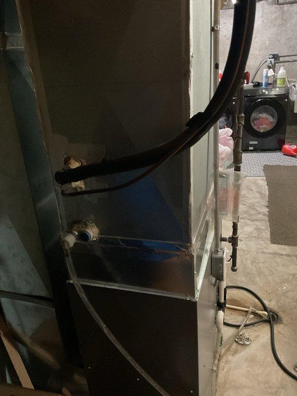 Completed comprehensive air conditioning tune-up and inspection on residential split system. Performed thorough cleaning and check of outdoor condenser unit and indoor air handler, including inspection of all electrical connections, refrigerant levels, and mechanical components. Unit inspected and passed all operational tests, meeting required standards for state survey compliance.