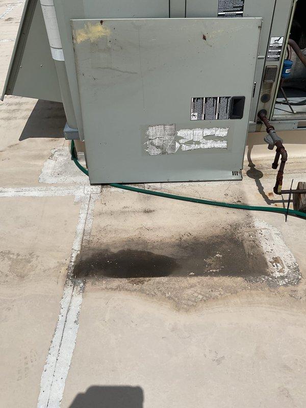 Responded to no cooling complaint on commercial rooftop Trane packaged HVAC unit. Upon inspection, diagnosed failed control board preventing system operation. Accessed unit through exterior panel, confirmed control board failure through visual inspection and system diagnostics. Located and replaced defective control board with compatible replacement part. Verified proper system operation, tested cooling cycle, and confirmed all functions restored to normal operating parameters before closing access panel and completing service.