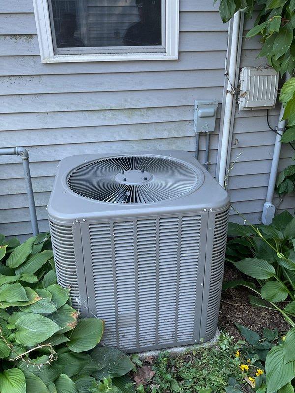 # HVAC Service - No Cool <10 years old

Responded to no cooling complaint on 2023 Lennox air conditioning system. Upon arrival, confirmed condenser unit was not operating and system was producing no cool air. Performed diagnostic testing and determined compressor failure. Documented equipment condition with photographs of both indoor air handler and outdoor condensing unit. Advised customer that compressor is under manufacturer warranty due to unit being only three years old and recommended contacting original installing contractor to process warranty claim for compressor replacement.