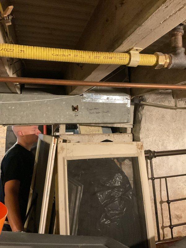 Responded to no heat call on 9-year-old system. Upon arrival, determined furnace was not circulating air through vents despite A/C operating properly. Investigated thermostat operation and discovered unit was not being controlled correctly. Provided instruction to occupant on proper thermostat operation and settings to restore heating function. System tested and confirmed operational after correcting thermostat usage. No mechanical repairs required as issue was related to improper thermostat operation rather than equipment malfunction.