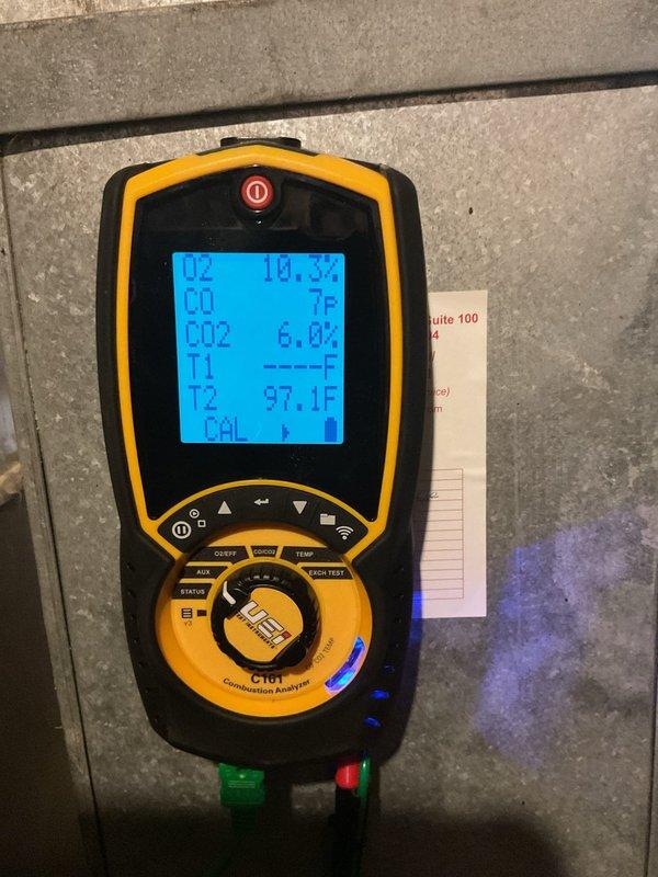 Responded to service call for Guardian furnace with suspected control board failure. Upon arrival, verified the original control board was indeed faulty and non-functional. Installed replacement control board that had been previously ordered. Performed combustion analysis testing to verify proper operation, confirmed all readings within acceptable parameters. Completed basic system cleaning and checkout procedures, ensuring all electrical connections were secure and unit returned to normal operation.