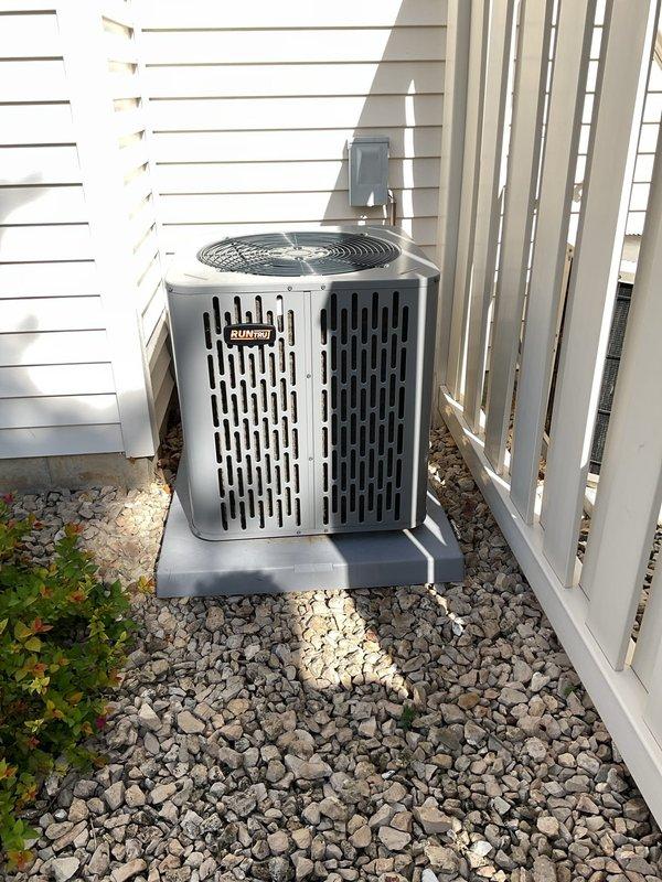 Responded to service call for air conditioning unit repeatedly tripping circuit breaker following recent storm activity. Upon inspection of the Ruud outdoor condenser unit, discovered the contactor had failed with severely burned wiring connections. Replaced the damaged contactor with new component and repaired all affected wiring. Tested system operation and confirmed unit running properly without tripping breaker.