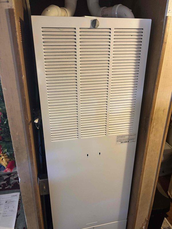 Responded to no-heat call on recently installed furnace system. Upon arrival, confirmed unit had power and blower motor operation but was not producing heat. Conducted system evaluation and determined issue was related to improper thermostat configuration and control settings on the new equipment. Programmed computerized controls to proper heating parameters, verified thermostat communication with furnace, and cycled system through complete heating operation. Confirmed ignition sequence, burner operation, and heat delivery to all zones. Instructed occupant on proper operation of new digital controls and thermostat functions. System restored to full heating capacity and left in operational condition.