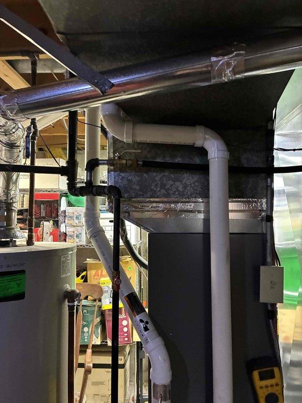 Completed annual heating maintenance including furnace clean and check. Found dirty filter during inspection and replaced with customer-supplied filter. Performed humidifier service and inspection as requested to ensure proper operation for the heating season.