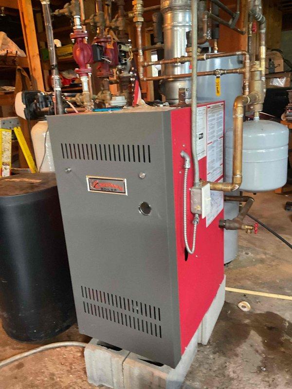 Responded to service call for boiler gurgling noise. Upon inspection, identified dirty backflow preventer as the source of the issue. Disassembled the backflow preventer, thoroughly cleaned all components, and reassembled the unit. Verified proper operation and confirmed gurgling noise was eliminated.