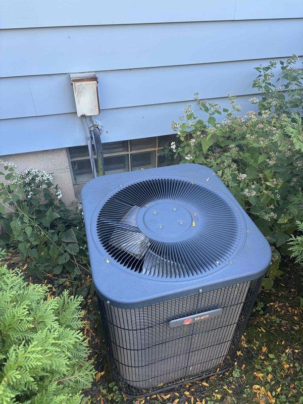 Responded to no heat call on residential furnace system. Performed diagnostic inspection of Harker brand furnace unit and associated HVAC equipment in basement mechanical room. Verified system operation, checked electrical connections, inspected ductwork, and confirmed proper airflow through metallic supply plenum. System restored to normal heating operation with no further issues identified.