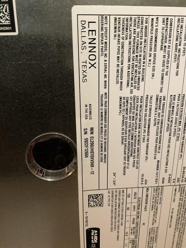 Completed scheduled heating maintenance on 3-year-old Lennox gas furnace system. Performed comprehensive cleaning and inspection of all components including blower motor, heat exchanger, burner assembly, and electrical connections. Verified proper operation of all safety controls, confirmed adequate airflow, and ensured system is operating within manufacturer specifications for the upcoming heating season.