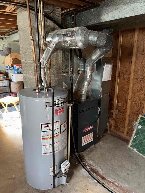 Responded to service call for leaking Aprilaire humidifier unit. Inspected humidifier system and identified water panel requiring replacement due to mineral buildup and deterioration. Replaced water panel with new OEM component and verified proper water flow and drainage. Tested unit operation to confirm leak was resolved and humidifier functioning correctly with no further water seepage detected.