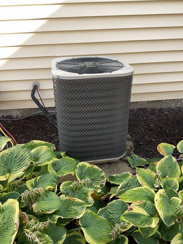 Performed a seasonal tune-up on the 2024 Lennox furnace and the 2003 air conditioning system, including cleaning and inspecting all major components. Verified furnace operation with a combustion analyzer and recorded readings of 7.4% O2, 46 ppm CO, and 7.7% CO2. Inspected the outdoor condenser unit and found it clean and free of visible damage, rust, or ice, with no issues identified during the service.