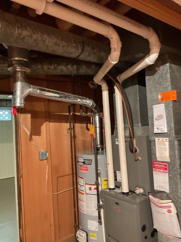Responded to a no-heat call on a Lennox high-efficiency furnace that would not initiate a heating cycle. Diagnostics identified a failed gas valve as the cause of the no-heat condition, and the unit was cleaned during the visit. Replacement of the gas valve or the furnace is recommended to restore safe, reliable heating operation.